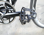 Newsty Bike Pedals With Toe Cages And Straps - Bicycle Toe Clips Cage Compatible With Peloton Bike Spin Bike For Regular Shoes I