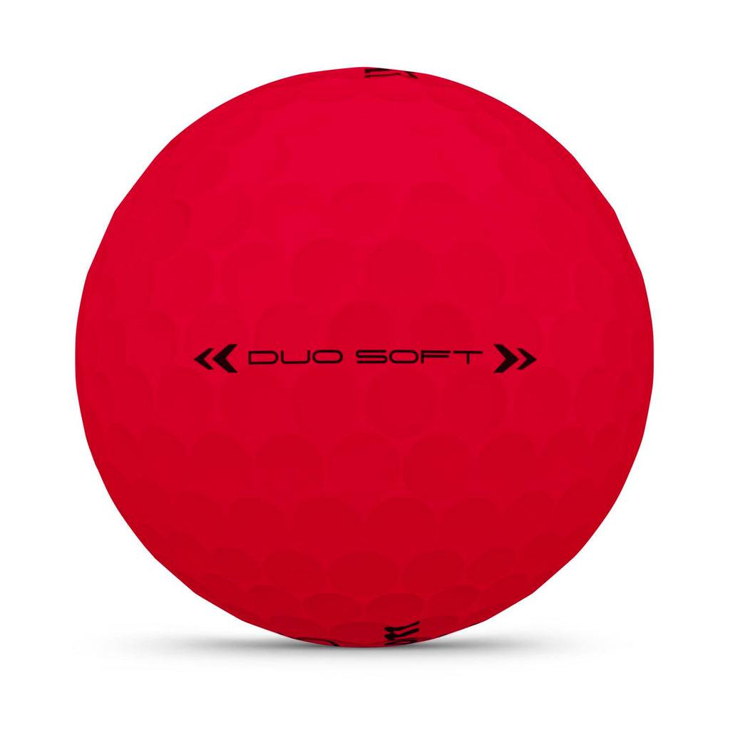 Wilson 2025 Duo Soft Golf Balls - Red, 12 Balls