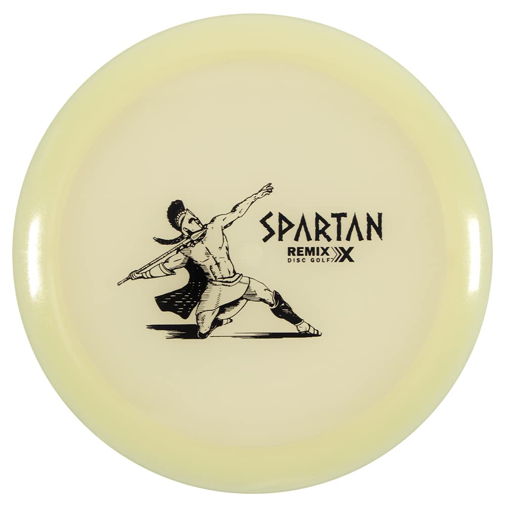 Remix Spartan Disc Golf Distance Driver Glow Plastic 170-179G