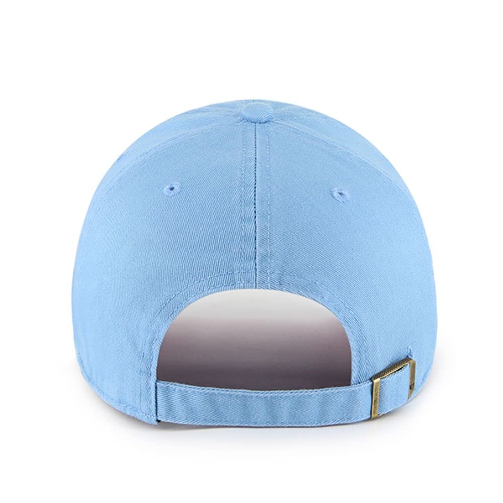 '47 New York Yankees Ballpark Clean Up Dad Hat Baseball Cap - Columbia Blue Columbia Blue, White, Pink One Size