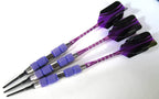 Puurfect Purple Soft Tip Darts For The Ladies - 16 Grams - With Upgrade Pack