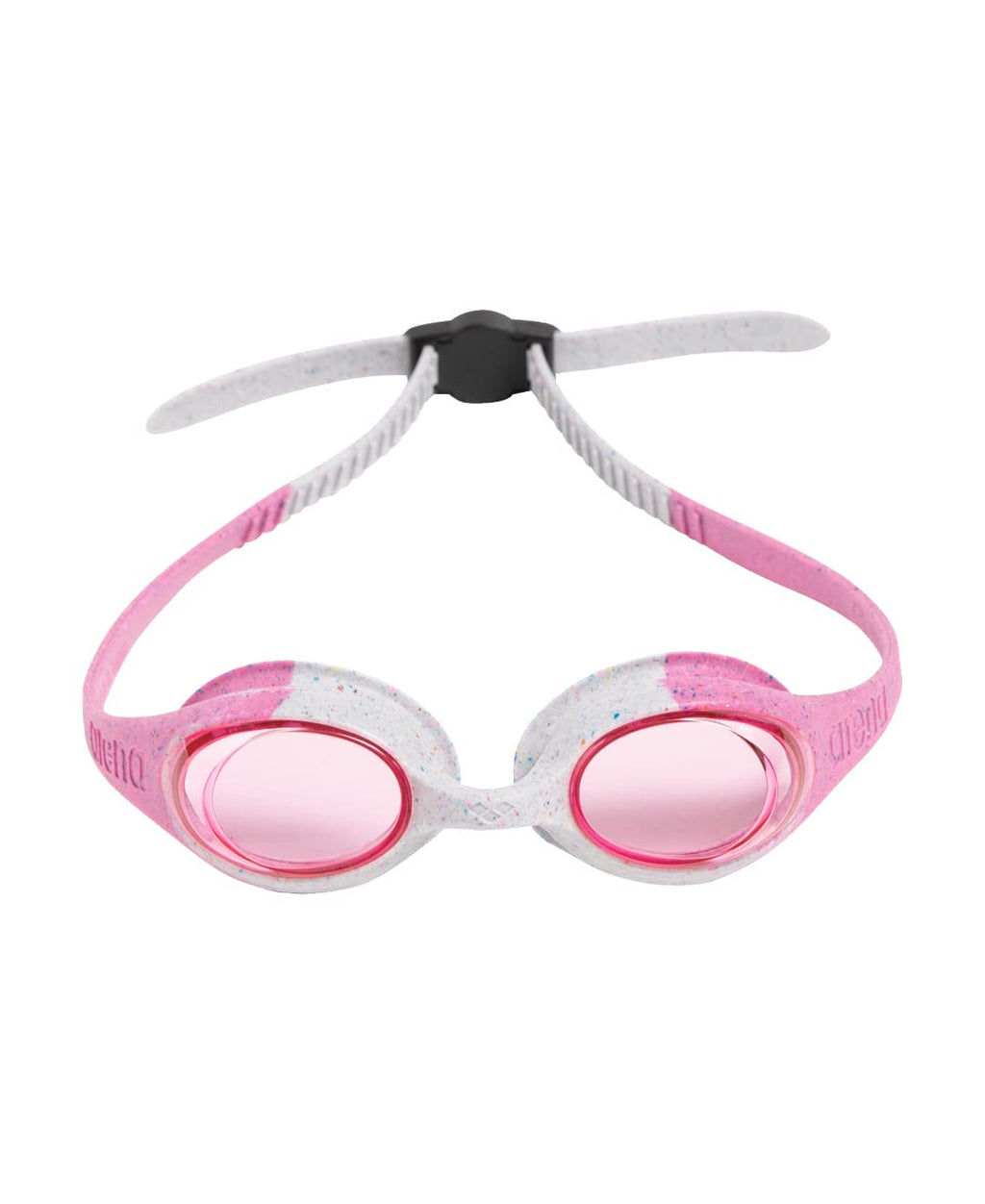Arena Unisex Spider Kids Swim Goggles For Boys And Girls Non-Mirror Lens, Pink Gray Pink