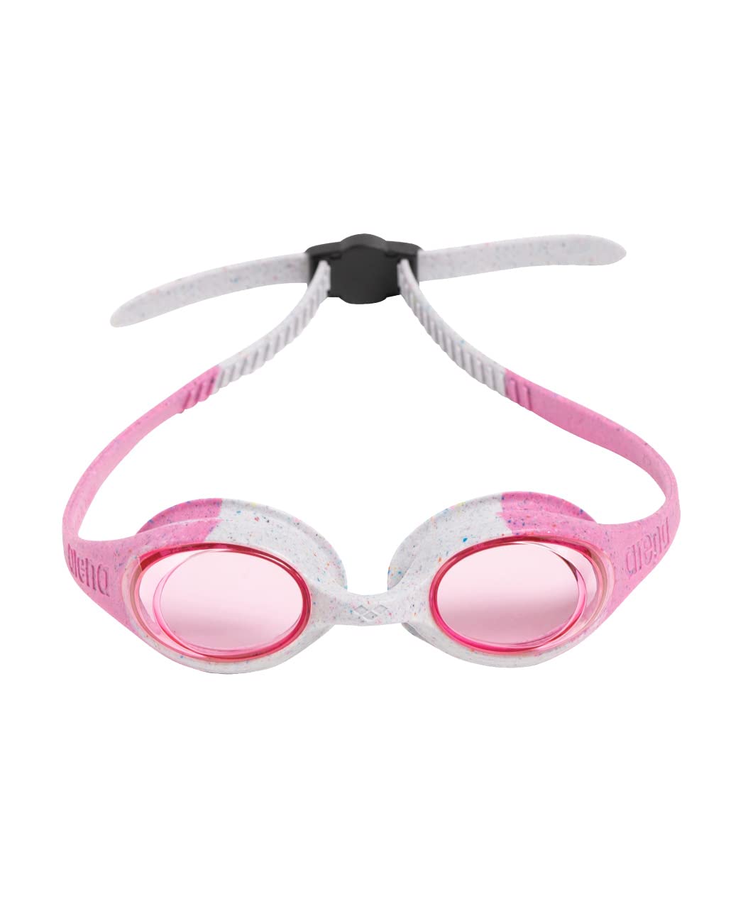 Arena Unisex Spider Kids Swim Goggles For Boys And Girls Non-Mirror Lens, Pink Gray Pink