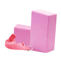 CALANDIS?Yoga Brick Non Slip Portable Yoga Block for Body Building Pilates Stretching Pink | Yoga Props | Yoga & Pilates | I2