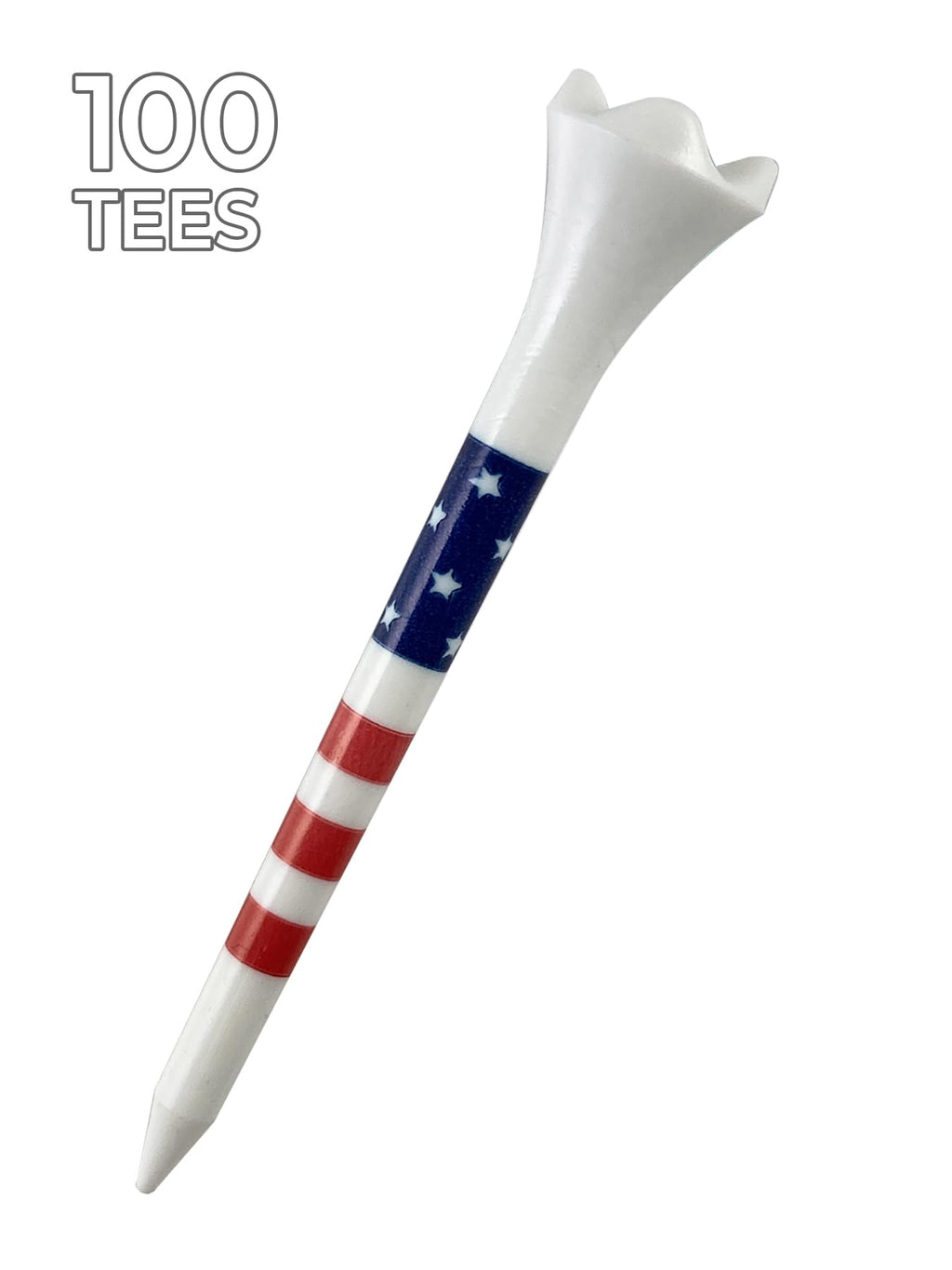 2-3/4'' Pride Performance Golf Tees, Stars And Stripes, 100 Count