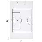 Murray Sporting Goods Soccer Dry Erase Coaches Clipboard  Double-Sided Soccer Field Clipboard Dry Erase White Board  Soccer Futb