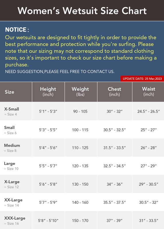Dark Lightning Full Body Wetsuit Women, 3/2Mm Wet Suit Womens Diving Surfing Snorkeling Kayaking Water Sports (Women - Black-3/2