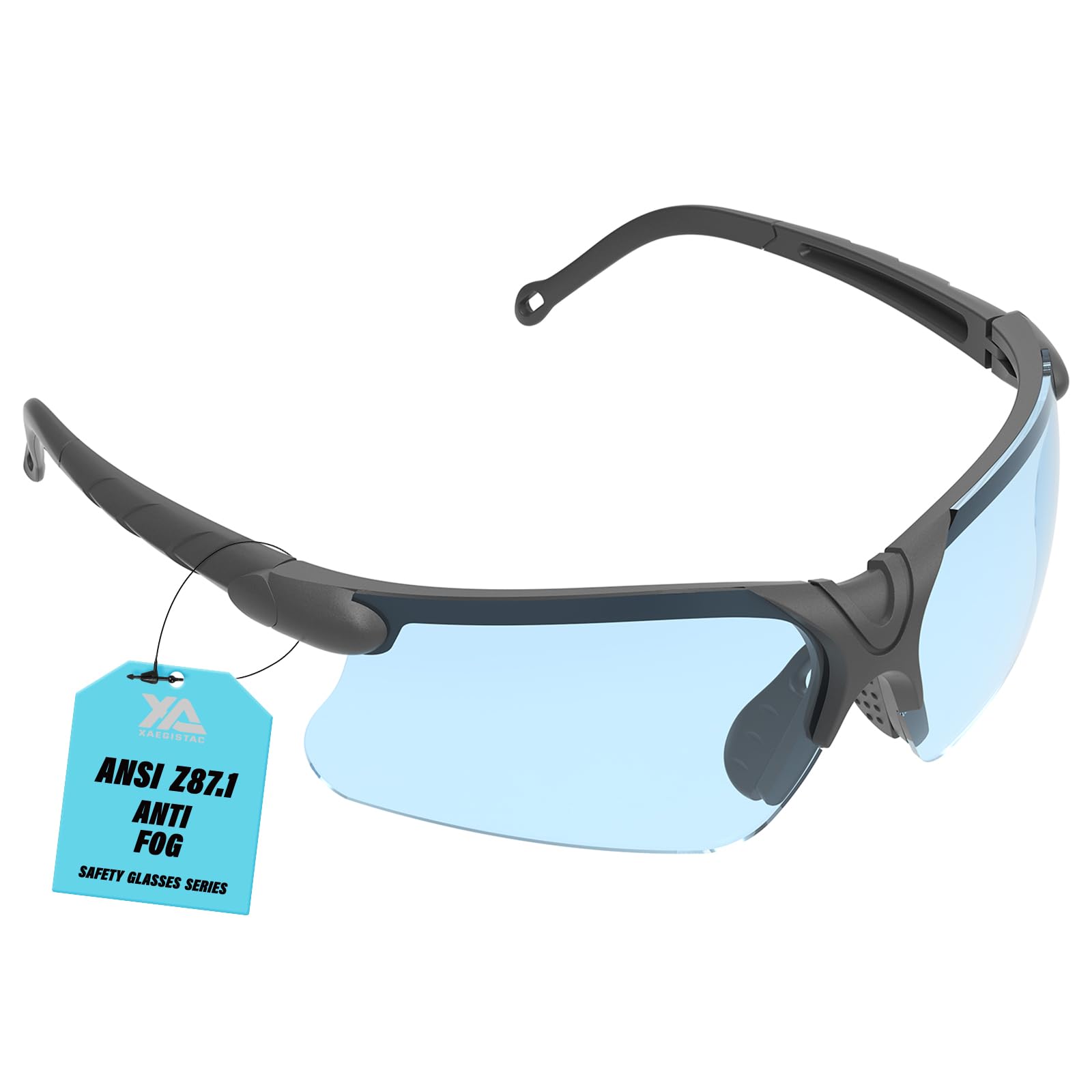 xaegistac Shooting Glasses with Case Anti Fog Hunting Safety Glasses for Adults