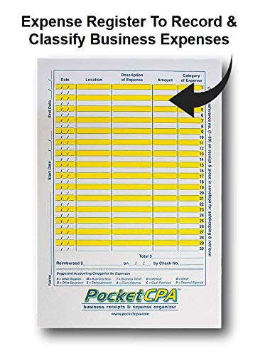 Receipts Organizer  Expense Envelopes Receipt Organizer Envelopes That Record Business Expenses, Store Receipts And Log Auto Mil