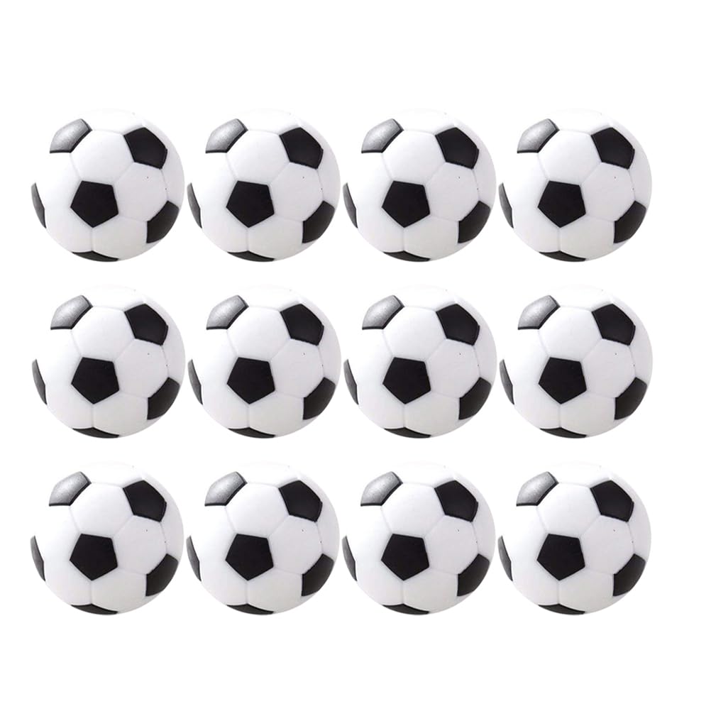 BESPORTBLE 12 Pcs 31Mm Mini Foosball Table Balls Replacement Soccer Balls for Table Football Games