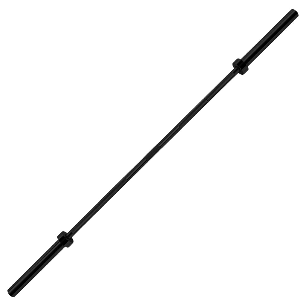 Fitvids Olympic Bar For Weightlifting And Power Lifting Barbell, 700-Pound Capacity, (6 Feet, Black