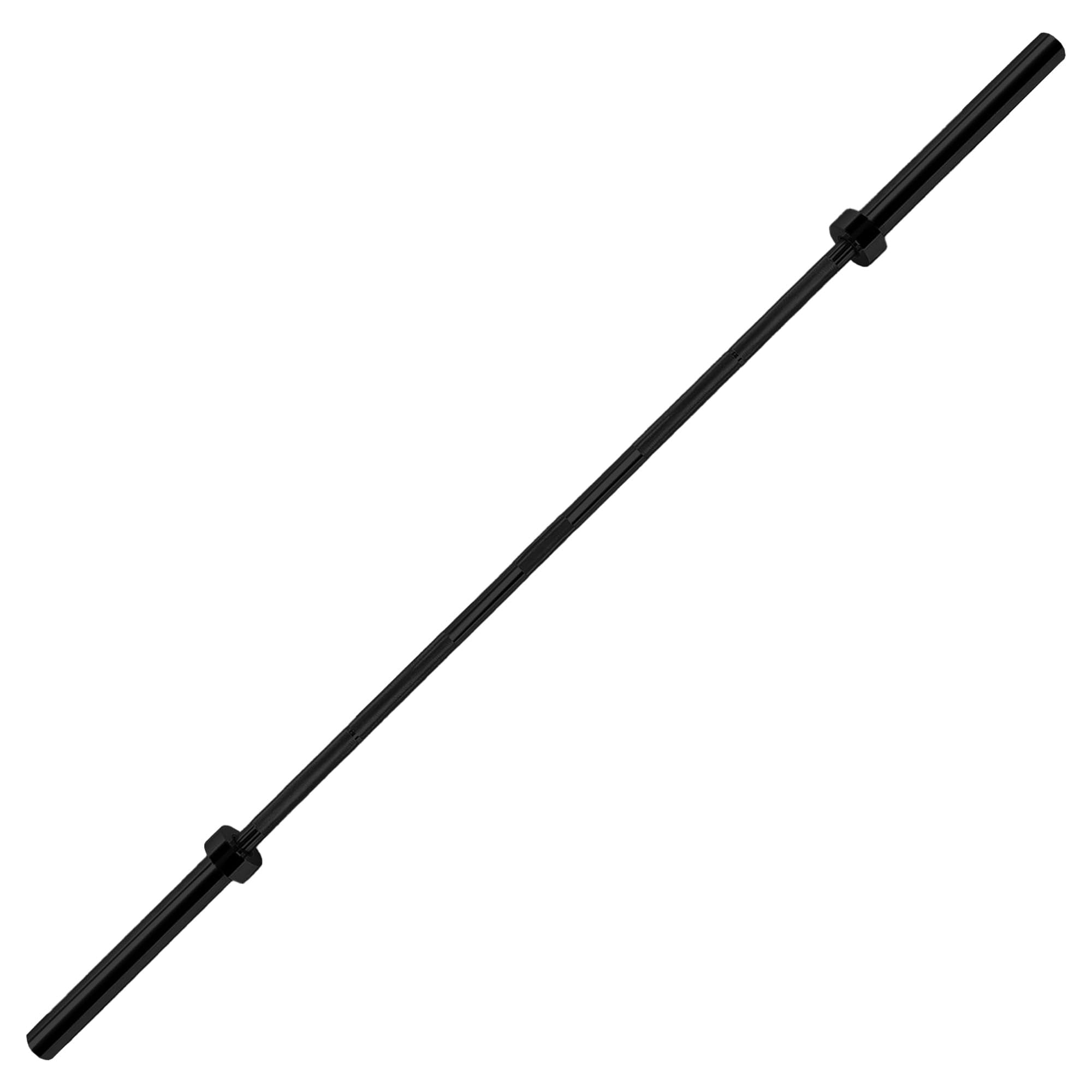 Fitvids Olympic Bar For Weightlifting And Power Lifting Barbell, 700-Pound Capacity, (6 Feet, Black