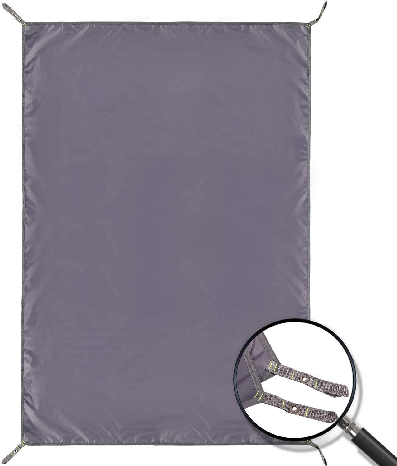 Redcamp Waterproof Camping Tent Tarp - 55''X83'', 4 In 1 Multifunctional Tent Footprint For Camping, Hiking And Survival Gear, L