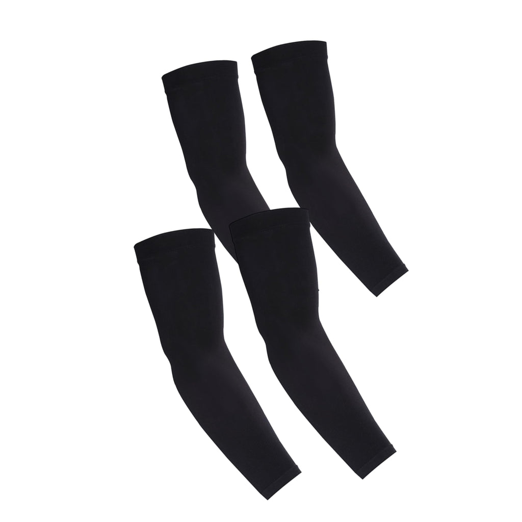 Kuhnmarvin 2 Pairs Arm Sleeves Compression Uv Protection Cooling Sun Sleeves Tattoo Cover Up Basketball Arm Sleeves Football Vol