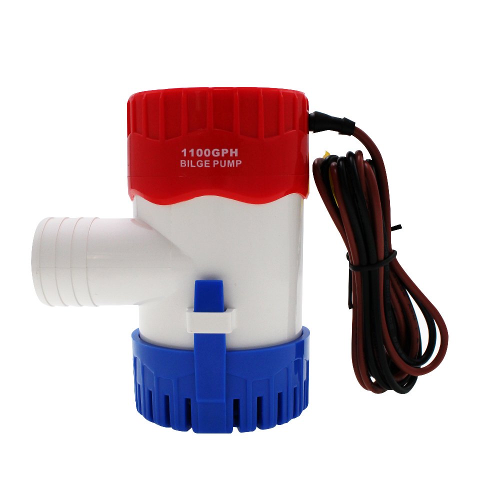 12V Bilge Pump 1100Gph New Electric Water Pump For Boats Accessories Marin,Submersible Boat Water Pump