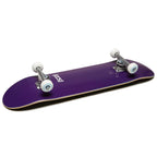 [Ccs] Logo Skateboard Complete Purple 8.00'' - Maple Wood - Professional Grade - Fully Assembled With Skate Tool And Stickers -