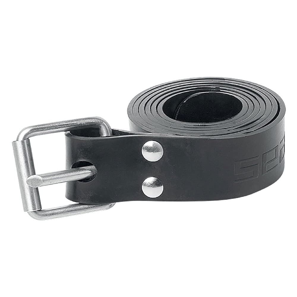 Seac Marseilles Belt, Rubber Belt For Freediving, Length 145 Cm, Made In Italy