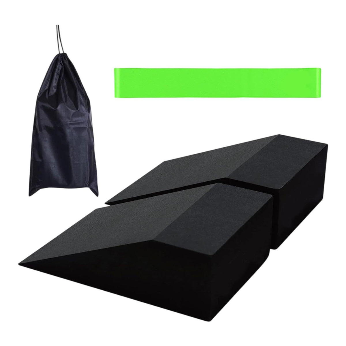 TRENDYNEST 2X Squat Wedge Blocks Slant Boards for Weightlifting Balancing Indoor Sports | Yoga Props | Yoga & Pilates