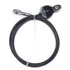 Syl Fitness Cable For Diy Home Garage Gym Cable Pulley System (Black: Type B, 88 In)
