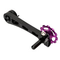 Vornetil Bike Chain Tensioner, Bicycl-e Tensioner, Aluminum Alloy Adjustable Chain Guide, Single Speed Chains Adjuster Converter