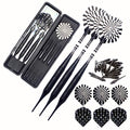 Roobeeo Soft Tip Darts Set For Electronic Dart Board 22G Plastic Tip Darts Set With Brass Barrels&Aluminum Shafts, 6 Flights 3 S