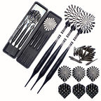 Roobeeo Soft Tip Darts Set For Electronic Dart Board 22G Plastic Tip Darts Set With Brass Barrels&Aluminum Shafts, 6 Flights 3 S
