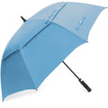 G4Free 68 Inch Automatic Open Golf Umbrella Double Canopy Extra Large Oversize Windproof Waterproof Stick Umbrellas(Sky Blue)