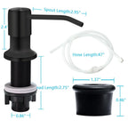 Soap Dispenser For Kitchen Sink, Countertop Soap Dispenser Pump, 47 Silicone Extension Tube Connect To The Soap Bottle Directly,