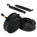 Lotfancy 28'' 700X35/37/38/40/42/43C Bike Tubes, Packof 2, 48Mm Schrader Valve, 700C Road Bicycle Tire Tube