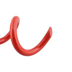 7Penn Ground Anchors Screw In 4 Pack - 16 Inch Red Spiral Dog Leash Ground Anchor Tie Down - Heavy Duty Rv Canopy Stakes For Hig