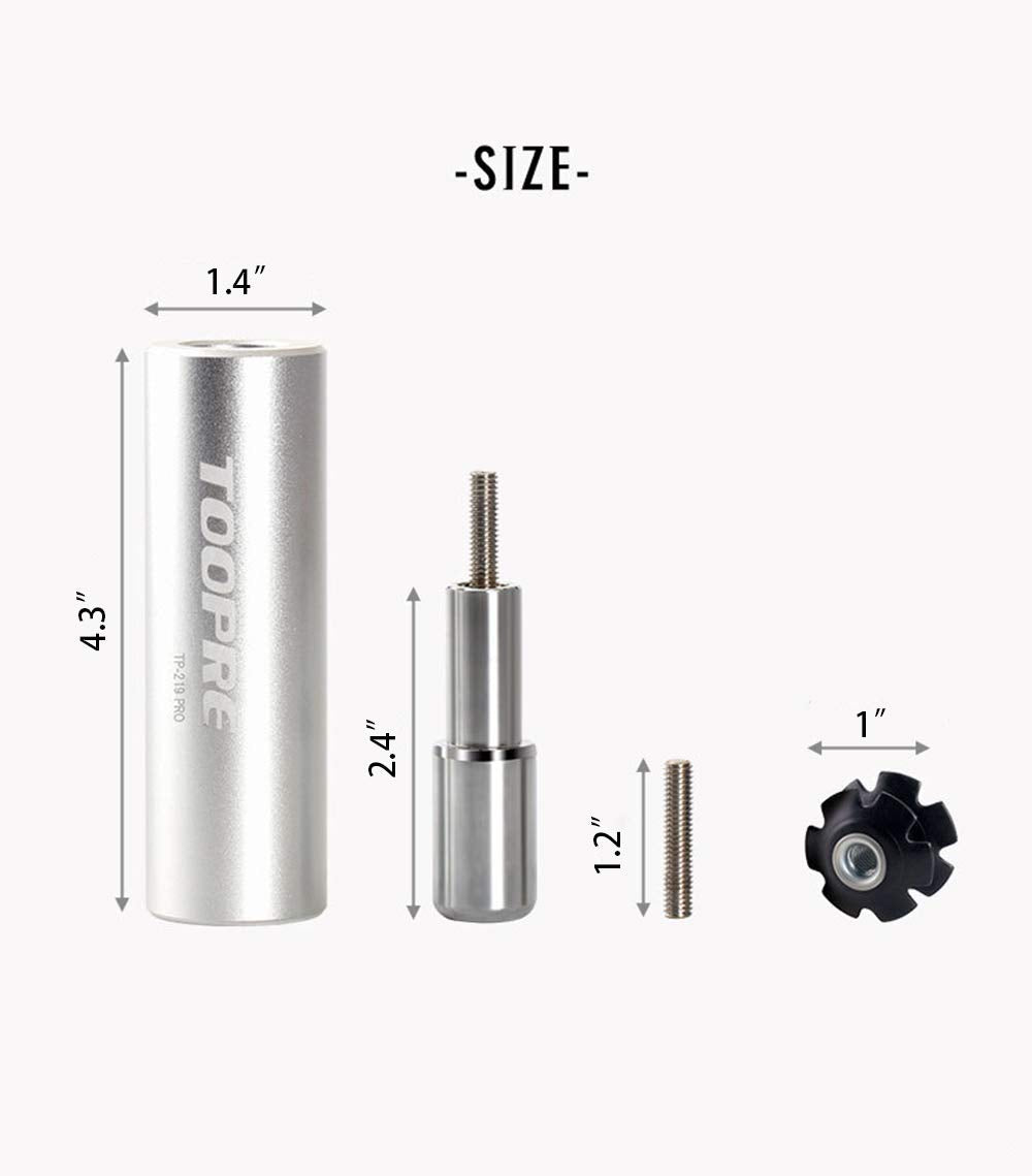 Goldeal Toopre Bicycle Fork Star Nut Setting Installer With 1 Spare Special Screw And 3 Star Nuts (For 7/8'',1'',1-1/8'')