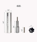 Goldeal Toopre Bicycle Fork Star Nut Setting Installation Tool With Free Spare Special Screw And 1 Free Star Nut (For 7/8'',1'',