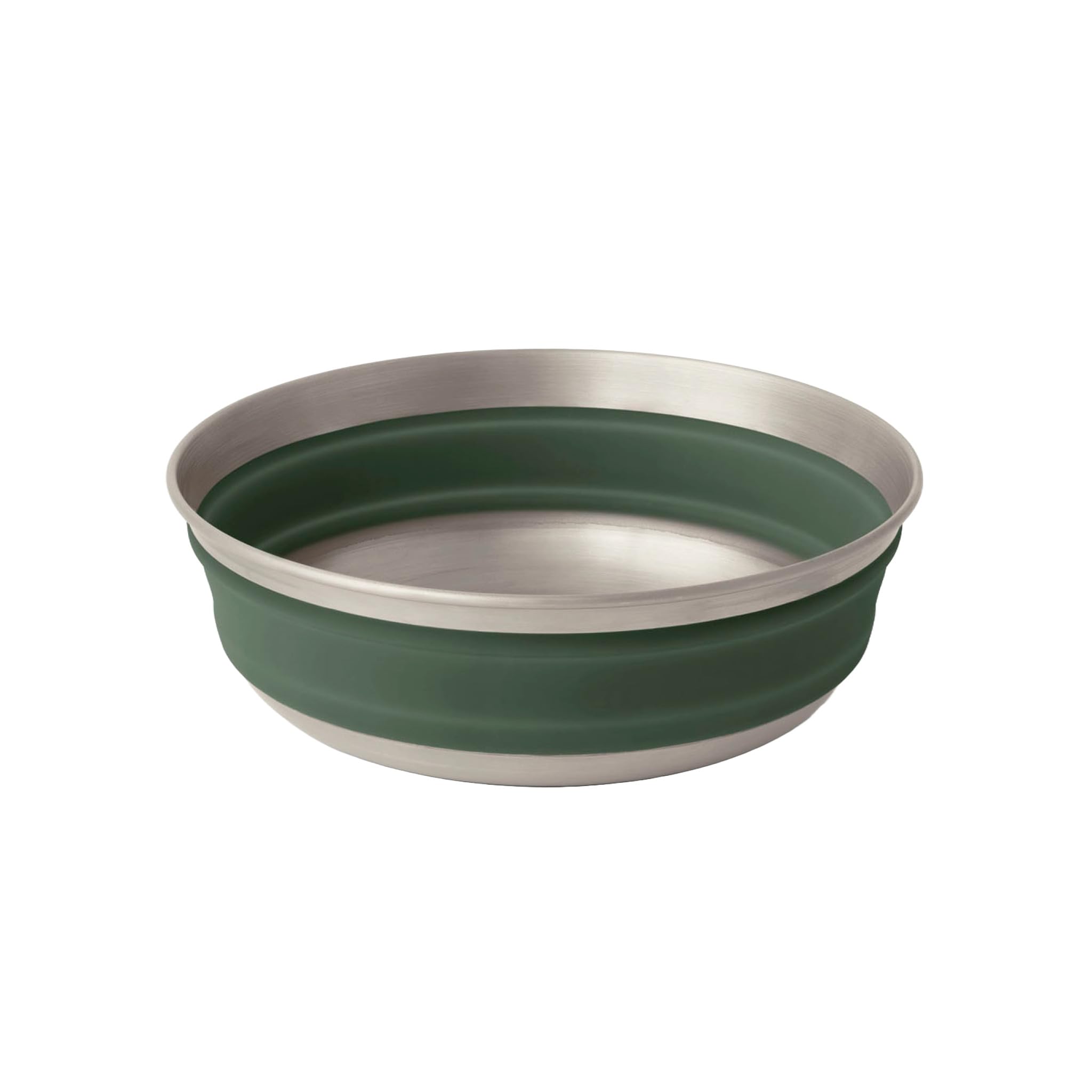 Sea to Summit Detour Stainless Steel Collapsible Bowl, Large (31 fl oz), Laurel Wreath Green