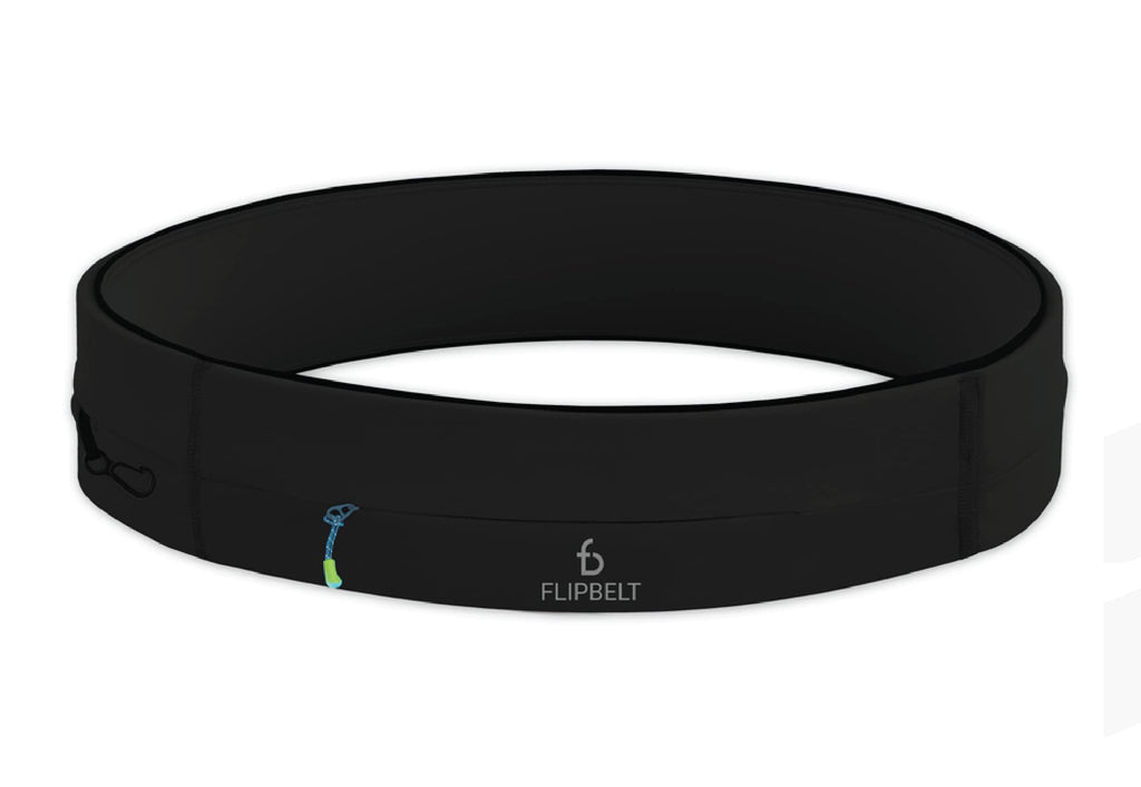 Flipbelt Running & Fitness Workout Belt, Black, Large