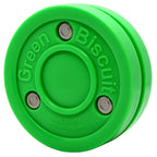 Green Biscuit Hockey Puck 2-Pack, Original, Off Ice Hockey Pucksnipe, Shooting Street Hockey Puck