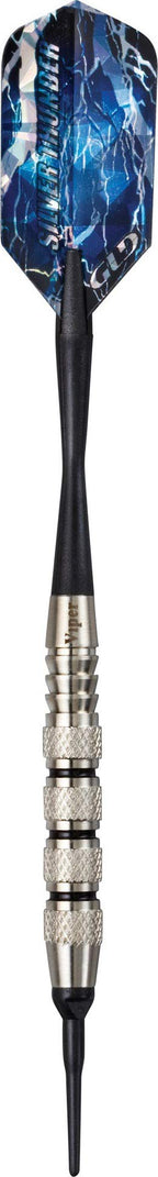 Viper Silver Thunder Soft Tip Darts 4 Knurled Rings 16 Grams
