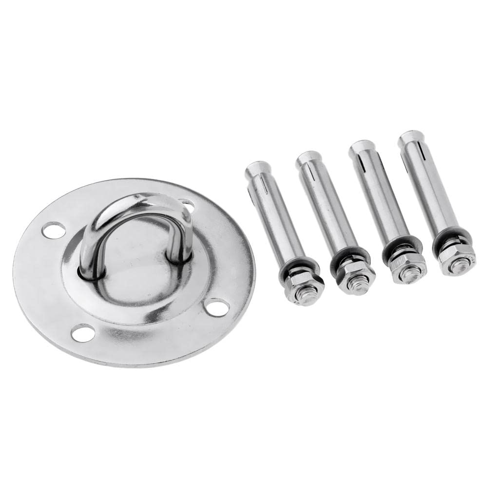 CALANDIS?Round Hammock Chair Hanging Hook Hanger Suspension Porch Swing Ceiling Sandbag Mounting Hooks Kit | Yoga Props | Yoga &