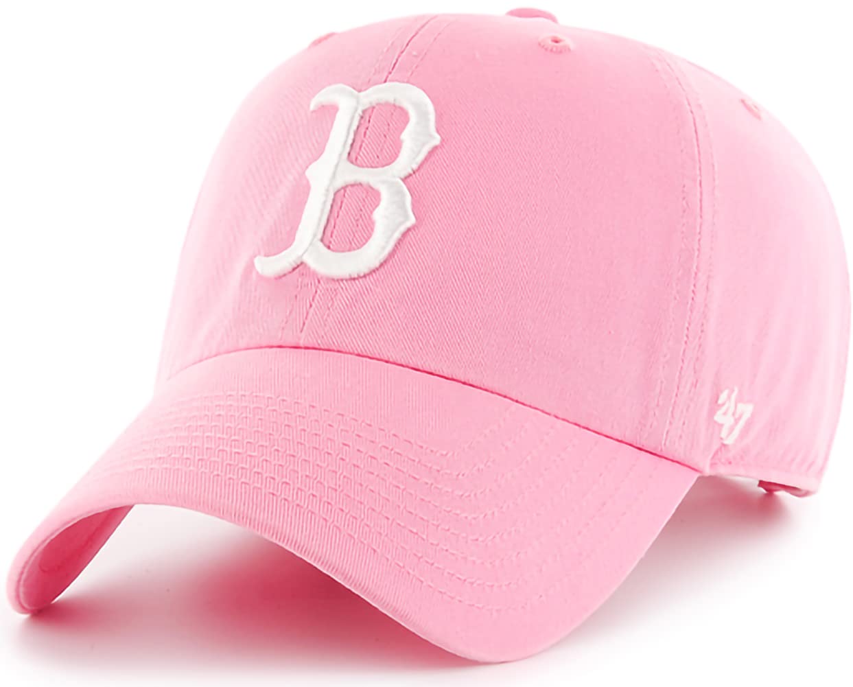 '47 New York Yankees Adjustable Cap Clean Up Mlb, Boston Red Sox Rose Pink, One Size