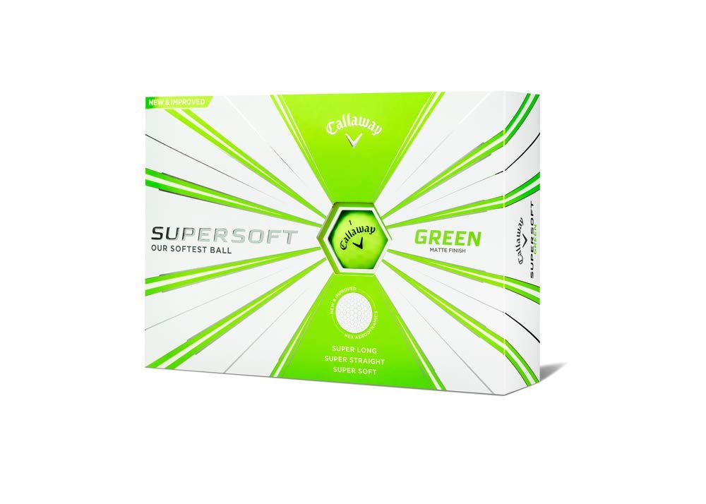 Callaway Golf Supersoft Golf Balls (Matte Green), Prior Generation