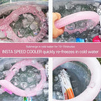 Speedusa Insta Speed Neck Coolers (2-Pack) (Pinkdot & Darkgray)