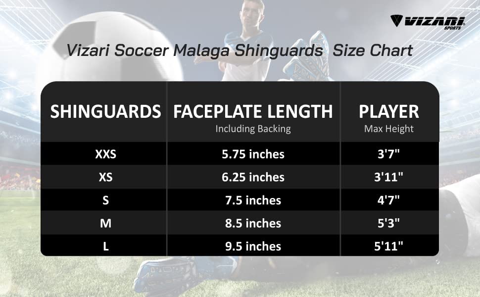 Vizari Vector Soccer Shin Guard – Black