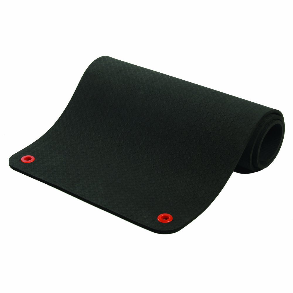 Spri Hanging Exercise Mat, Fitness & Yoga Mat For Group Fitness Classes, Commercial Grade Quality With Reinforced Holes, 71''L X