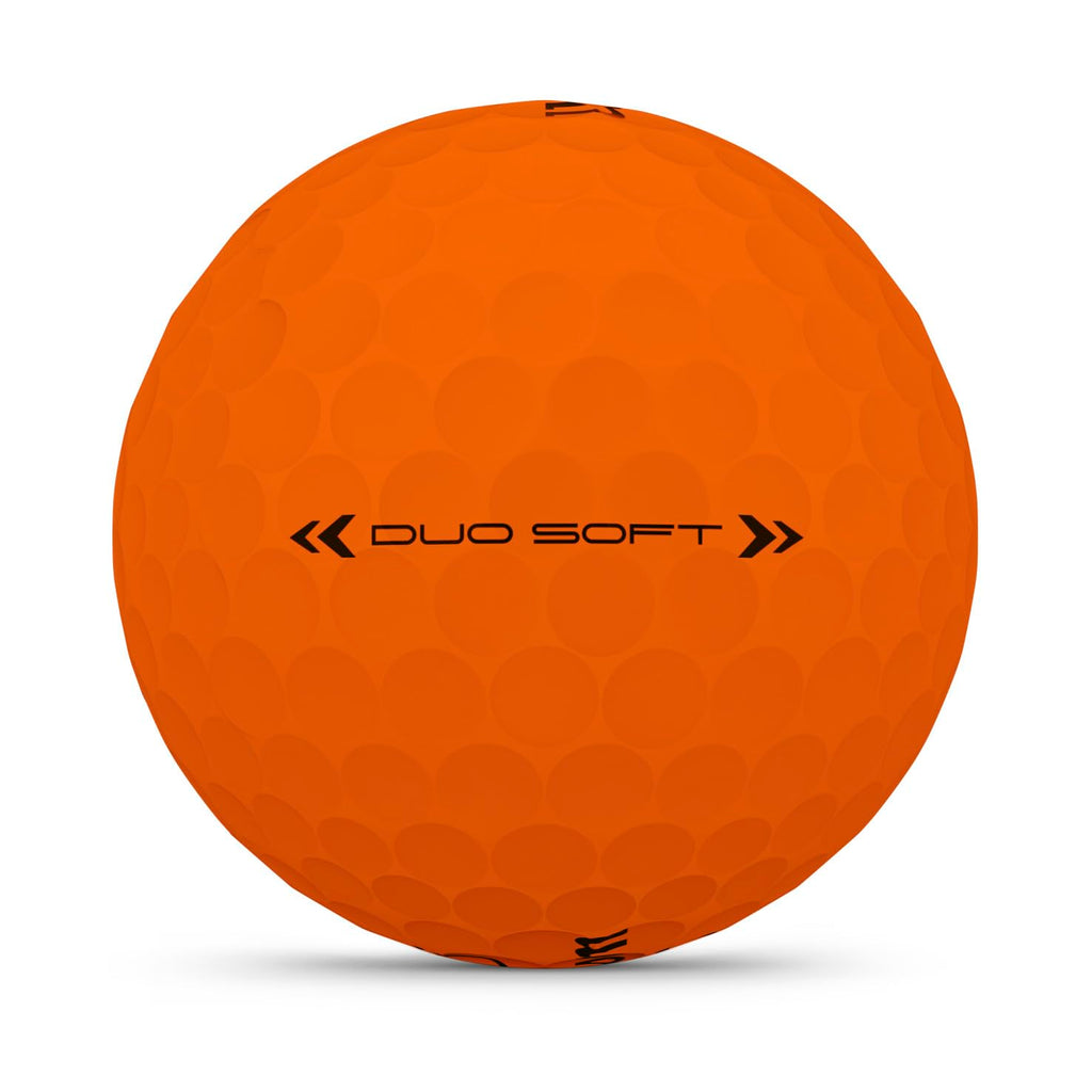 Wilson 2025 Duo Soft Golf Balls - Orange, 12 Balls