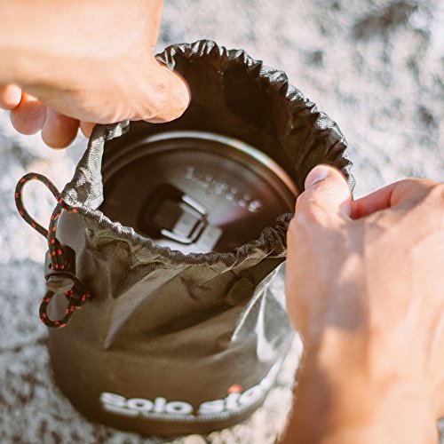 Solo Stove Solo Pot 900 - Lightweight Stainless Steel Backpacking Pot | Boil Water Quickly | Volume Markings And Pour Spout