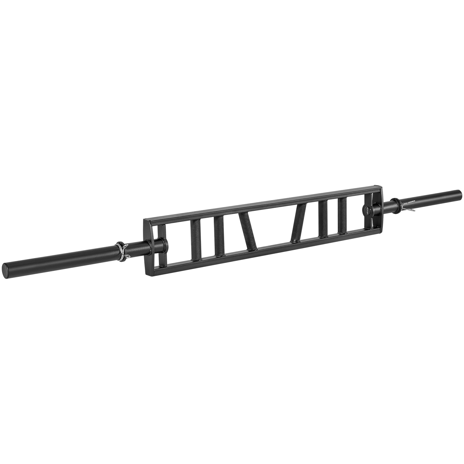 VEVOR Multi-Grip Barbell, 2-inch 3 Positions Swiss Bar, 550 LBS Capacity Heavy Duty Swiss Barbell Training Equipment, with 2 Col