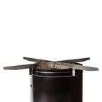 Petromax Stainless Steel Fire Stand, Easy Assembly With Carry Bag To Use With Chimney Starter For Outdoor Campfire Cooking, 13.6