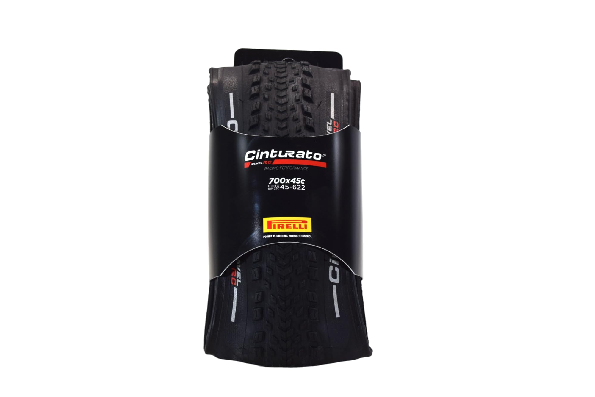 Pirelli Cinturato Gravel RC 45-622 (700 x 45c) Gravel Bike Tire - Gravel Racing Specific Design for Pro-Level Performance - High