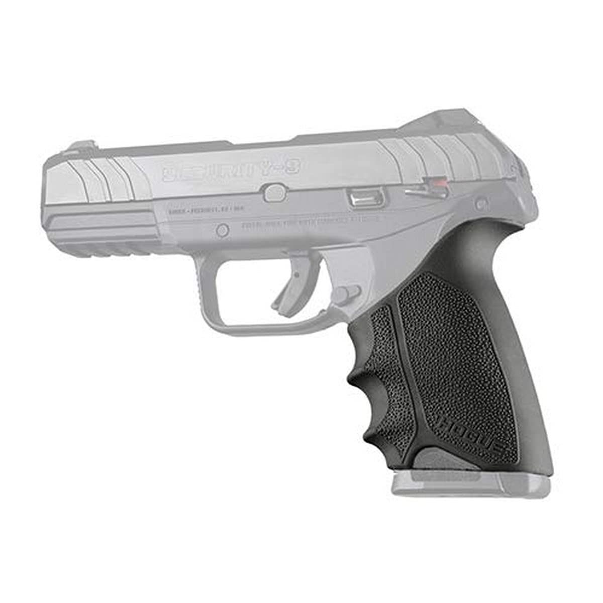 Hogue Handall Beavertail Rubber Grip Sleeve For Ruger Security-9 Standard, Black - 17700