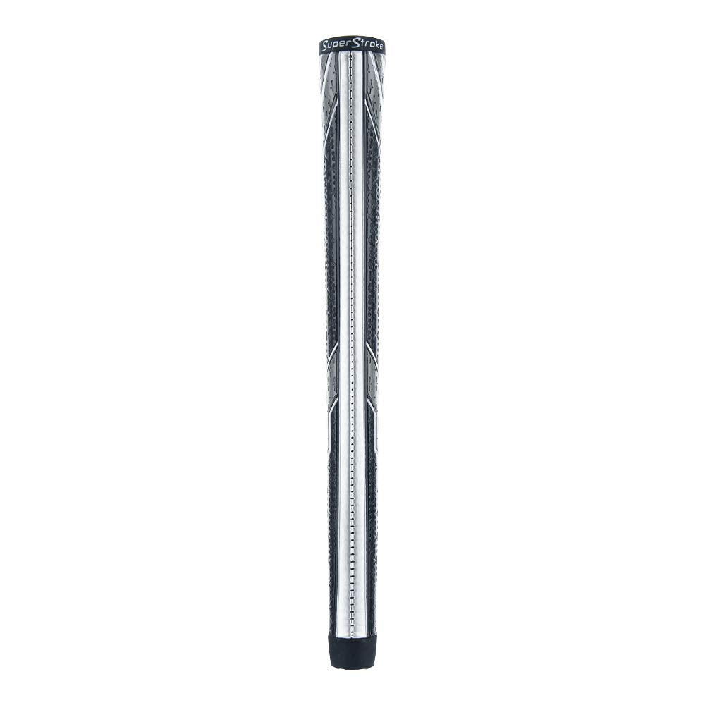 Superstroke Traxion Tour Golf Club Grip, Black/Gray (Oversize) | Advanced Surface Texture That Improves Feedback And Tack | Extr