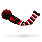 Scott Edward Knit Golf Club Covers With A Fluffy Pom Set Of 4 Mysterious And Dangerous Red Skull Head Design Driver Cover 1 Fair